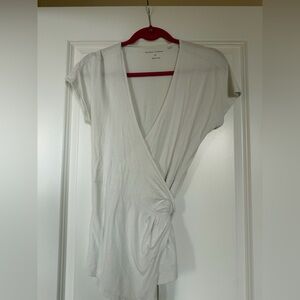 Universal Standard Cream Wrap Top